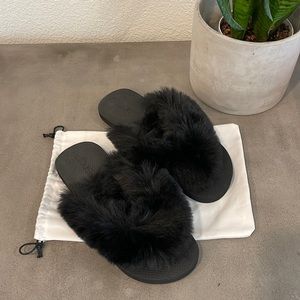 Alexis Faux Fur Slippers New